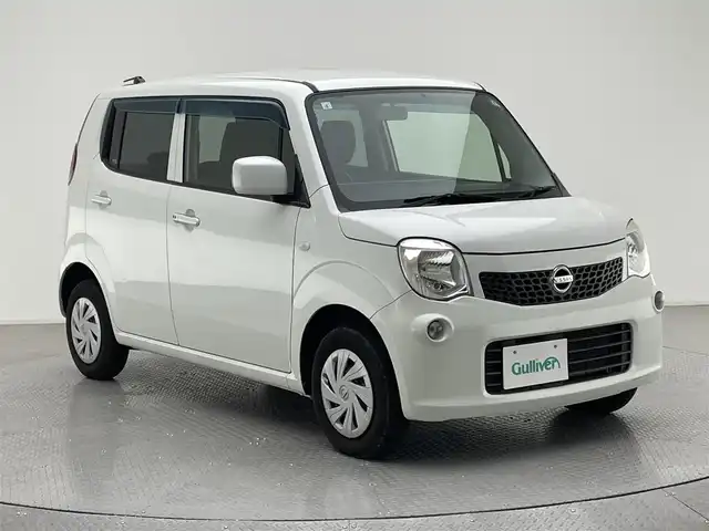 日産 モコ S 兵庫県 2013(平25)年 7.6万km スノーパールホワイト 純正SDナビ(CD/SD/ワンセグ/Bluetooth)/アイドリングストップ/純正フロアマット/スマートキー/プッシュスタート/ETC/電格ミラー
