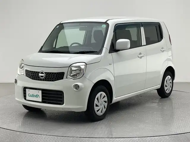 日産 モコ S 兵庫県 2013(平25)年 7.6万km スノーパールホワイト 純正SDナビ(CD/SD/ワンセグ/Bluetooth)/アイドリングストップ/純正フロアマット/スマートキー/プッシュスタート/ETC/電格ミラー