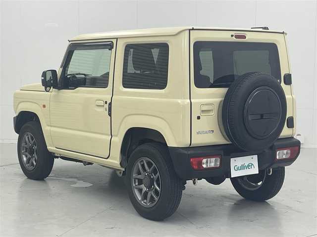 スズキ ジムニー XC 茨城県 2019(令1)年 3.4万km シフォンアイボリーM 社外DA/衝突被害軽減ブレーキ/車線逸脱抑制装置/レーダークルーズコントロール/オートマチックハイビーム/ETC/シートヒーター/純正16インチAW/LEDヘッドライト/スマートキー