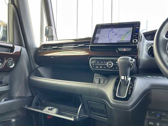 ホンダ Ｎ ＢＯＸ カスタム L ターボ 山形県 2021(令3)年 4.4万km ミッドナイトブルービームM ホンダセンシング/４WD/純正SDナビ/（AM/FM/CD/DVD/BT/USB/TV/SD）/ターボ/両側パワースライドドア/純正ドライブレコーダー/純正ビルトインETC/純正フロアマット/純正AW/レーンキープアシスト/ドアバイザー/パドルシフト/フォグランプ/電動格納ミラー
