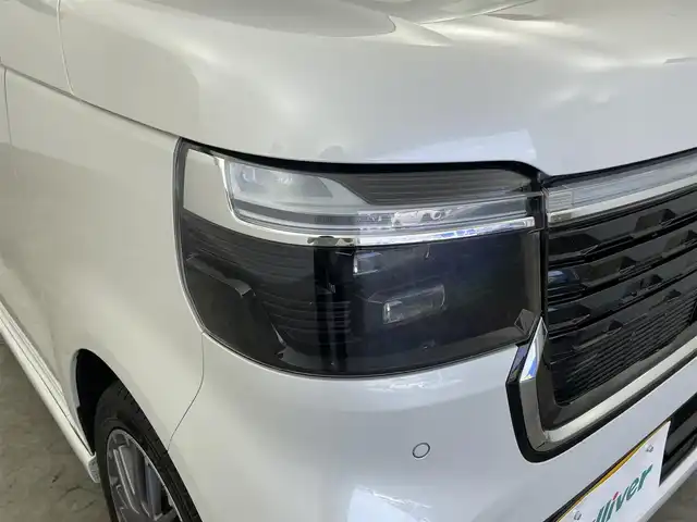 ホンダ Ｎ ＢＯＸ カスタム ターボ 群馬県 2024(令6)年 1.7万km プラチナホワイトパール 衝突軽減　純正８インチナビ　バックカメラ　両側パワースライドドア　アダプティブクルーズコントロール　ＬＥＤヘッドライト　純正１５インチＡＷ　前席シートヒーター　パドルシフト　スマートキー　禁煙