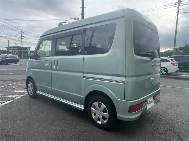 スズキ エブリィ ワゴン JPターボ 神奈川県 2015(平27)年 7万km ガーデニングアクアM 衝突軽減システム/横滑り防止装置/運転席側シートヒーター/リアヒーター/バックカメラ/社外ナビ【QY-7150S-W】/　FM・AM・CD・ワンセグTV/前方ドラレコ/ETC/プッシュスタート/スマートキーｘ２本