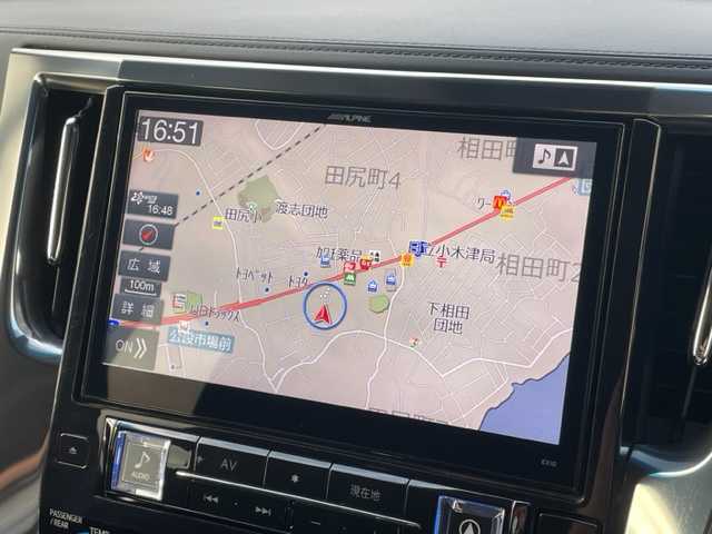 トヨタ ヴェルファイア Z Aエディション 茨城県 2019(令1)年 7万km ブラック 社外ナビ　/-BT/AM/FM/TV/クルーズコントロール　/両側パワースライドドア　/バックカメラ　/ＥＴＣ　/サンルーフ　/ＬＥＤライト　/コーナーセンサー　/パーキングアシスト　/オートマチックハイビーム　/衝突軽減システム　/横滑り防止装置