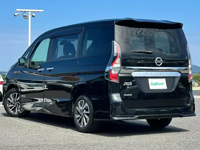 日産 セレナ ハイウェイスター V 島根県 2020(令2)年 4.1万km ダイヤモンドブラック 登録時走行距離　40915km/ディーラーナビ（MM319D-W)/（AM/FM/CD/DVD/Bluetooth）/フルセグテレビ/アラウンドビューカメラ/ドラレコ前後/両側パワースライドドア/プロパイロット/レーンキープアシスト/コーナーセンサー/衝突軽減ブレーキ/純正アルミ１６インチ/LEDライト/純正フロアマット/ドアバイザー/ビルドトインETC
