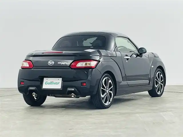 ダイハツ コペン エクスプレイ 福島県 2015(平27)年 5.7万km ブラックマイカメタリック 純正ナビゲーション/・型番：NMCK-w65D/・ワンセグTV/SD/CD/USB/FM/AM/オープンカー/横滑り防止装置/eco IDLEモード/シートヒーター/LEDヘッドライト/MTモード付AT/純正フロアマット