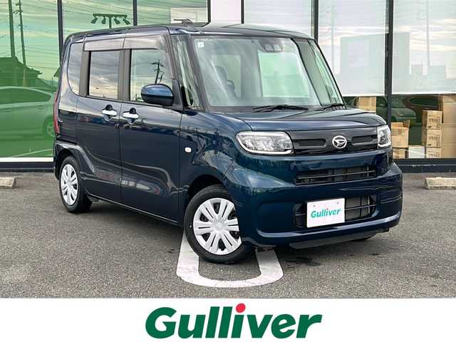 ダイハツ タント X 岐阜県 2021(令3)年 1.5万km レーザーブルークリスタルシャイン 登録時走行距離14294km/社外7インチナビ/バックカメラ/片側パワースライドドア/プッシュスタート/スマートキー/スペアキー/前後コーナーセンサー/純正フロアマット/シートヒーター/後席サンシェード/ドアバイザー/禁煙車/Bluetooth接続/CDチェンジャー/ETC/オートライト