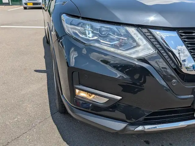 日産 エクストレイル ハイブリッド 20Xi 福井県 2018(平30)年 6.4万km ダイヤモンドブラック 純正17インチAW/プロパイロット/全方位カメラ/デジタルインナーミラー/４WD/電動リアゲート/ETC/コーナーセンサー/LEDヘッドライト/Fフォグ/日産ディーラーオプションナビ（CD/DVD/BT/USB/AUX/iPod）/フルセグテレビ/ルーフレール/レーンキープアシスト/横滑り防止装置/盗難防止装置/オートホールド/アイドリングストップ/ダブルエアバッグ/純正フロアマット