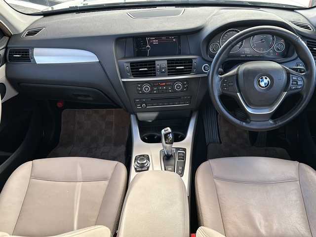 ＢＭＷ Ｘ３ xDrive35i 山形県 2011(平23)年 13.9万km 黒 ４WD/純正ナビ（AM/FM/フルセグ/CD/BT）/ステアリングスイッチ/シートヒーター/メモリ付きパワーシート/17インチAWスタッドレスタイヤ車載/（225/60/17）/電動格納ミラー/ドアバイザー/横滑り防止装置/アイドリングストップ