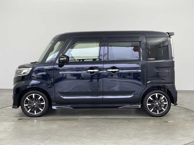 スズキ スペーシア カスタム HYBRID XS 兵庫県 2018(平30)年 1.9万km ブルーイッシュブラックパール3 ・社外ナビ＆BT＆TV＆CD＆DVD＆SD/・両側パワースライドドア/・ワンオーナー/・バックカメラ/・シートヒーター/・デュアルセンサーブレーキサポート/・レーンキープアシスト/・コーナーセンサー/・LEDヘッドライト/・LEDフォグランプ/・ハイビームアシスト/・スマートキー/・スペアキー/・社外前後ドライブレコーダー/・純正15インチAW/・社外ETC