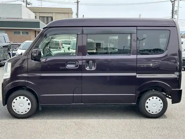スズキ エブリイ 広島県 2018(平30)年 3.7万km ムーンライトバイオレットPM 社外7型ナビ（AVNR8W）/Ｂｌｕｅｔｏｏｔｈ接続/ＣＤチェンジャー/ドライブレコーダー/ＡＢＳ/純正フロアマット/パワーステアリング/パワーウインドウ/エアバッグＷ/両側スライドドア/保証書/取扱説明書