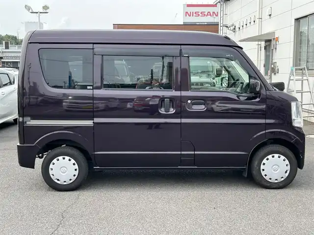 スズキ エブリイ 広島県 2018(平30)年 3.7万km ムーンライトバイオレットPM 社外7型ナビ（AVNR8W）/Ｂｌｕｅｔｏｏｔｈ接続/ＣＤチェンジャー/ドライブレコーダー/ＡＢＳ/純正フロアマット/パワーステアリング/パワーウインドウ/エアバッグＷ/両側スライドドア/保証書/取扱説明書