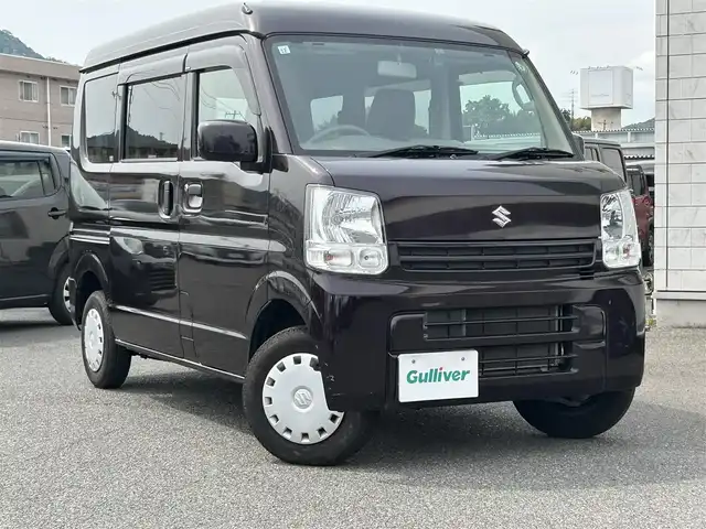 スズキ エブリイ 広島県 2018(平30)年 3.7万km ムーンライトバイオレットPM 社外7型ナビ（AVNR8W）/Ｂｌｕｅｔｏｏｔｈ接続/ＣＤチェンジャー/ドライブレコーダー/ＡＢＳ/純正フロアマット/パワーステアリング/パワーウインドウ/エアバッグＷ/両側スライドドア/保証書/取扱説明書