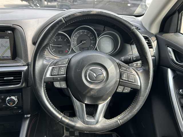 マツダ ＣＸ－５ XD Lパッケージ 愛知県 2015(平27)年 12.3万km クリスタルホワイトパールマイカ サンルーフ/純正ナビ/(CD/DVD/TV/BT）/バックカメラ/BOSEサウンド/ETC/純正17インチAW/クリアランスソナー/レーダークルーズコントロール/レザーシート/前席パワーシート/前席シートヒーター/オートライト/ステアリングスイッチ/純正フロアマット/ドアバイザー/LEDヘッドライト/取説、保証書/スペアキー