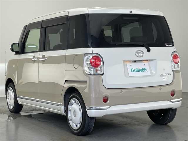 ダイハツ ムーヴ キャンバス G メイクアップ VS SAⅢ 愛知県 2021(令3)年 1.4万km パールホワイトⅢ/ナチュラルベージュマイカメタリック 2トーン 純正ナビ　フルセグＴＶ　Ｂｌｕｅｔｏｏｔｈ　ＵＳＢポート　ＤＶＤ　全方位カメラ　両側パワースライドドア　シートヒーター　衝突軽減　オートライト　純正フロアマット　プッシュスタート　スマートキー　禁煙車