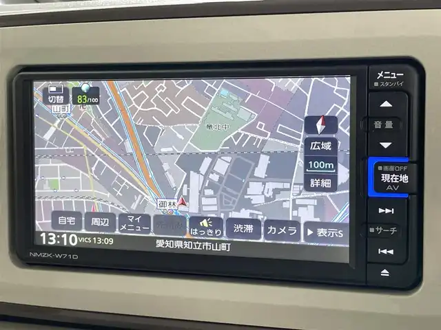 ダイハツ ムーヴ キャンバス G メイクアップ VS SAⅢ 愛知県 2021(令3)年 1.4万km パールホワイトⅢ/ナチュラルベージュマイカメタリック 2トーン 純正ナビ　フルセグＴＶ　Ｂｌｕｅｔｏｏｔｈ　ＵＳＢポート　ＤＶＤ　全方位カメラ　両側パワースライドドア　シートヒーター　衝突軽減　オートライト　純正フロアマット　プッシュスタート　スマートキー　禁煙車