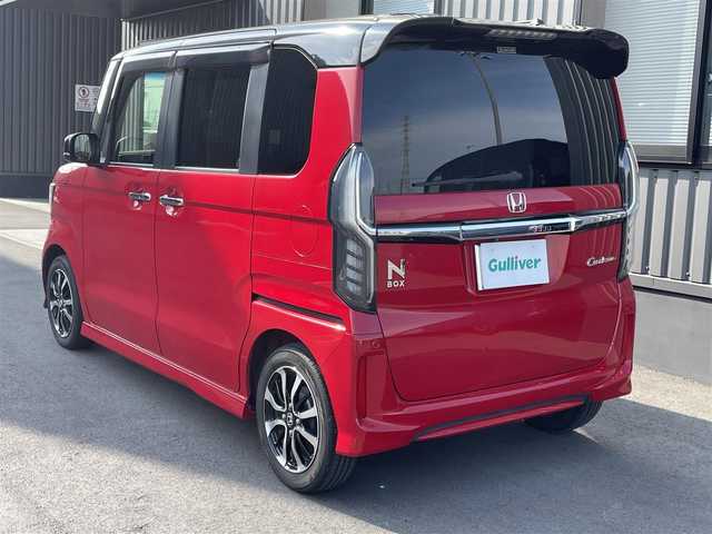 ホンダ Ｎ ＢＯＸ カスタム G L ホンダセンシング 熊本県 2017(平29)年 7.8万km ミラノレッド ディーラーオプションナビ/地デジ視聴可/パワースライドドア/ETC/衝突軽減ブレーキ/誤発進抑制機能/後方誤発進抑制機能/歩行者事故低減ステアリング/先行者発進お知らせ機能/アダプティブクルーズコントロール/車線維持支援システム/オートハイビーム/標識認識機能/路外逸脱抑制機能/LEDヘッドライト/純正14インチアルミホイール/マルチインフォメイションディスプレイ/プラズマクラスター付オートエアコン/リアヒーターダクト/スマートキーシステム/プッシュエンジンスタート/SRSエアバック（運転席・助手席・サイド・カーテン）