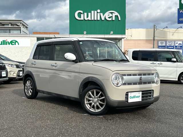 スズキ ラパン X 石川県 2015(平27)年 7.5万km フォーンベージュメタリック/ホワイト2トーンルーフ Panasonicナビ【CN-R301Z】/　CD/DVD/AM/FM/Bluetooth/フルセグ/プッシュスタート/スペアキー/純正フロアマット/社外14インチアルミホイール/運転席シートヒーター/オートライト/ISOFIX/取扱説明書/ナビ取扱説明書/保証書/記録簿