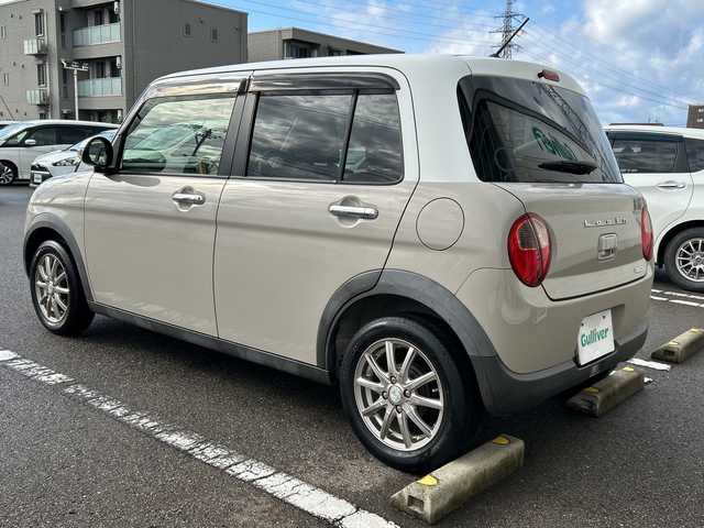 スズキ ラパン X 石川県 2015(平27)年 7.5万km フォーンベージュメタリック/ホワイト2トーンルーフ Panasonicナビ【CN-R301Z】/　CD/DVD/AM/FM/Bluetooth/フルセグ/プッシュスタート/スペアキー/純正フロアマット/社外14インチアルミホイール/運転席シートヒーター/オートライト/ISOFIX/取扱説明書/ナビ取扱説明書/保証書/記録簿