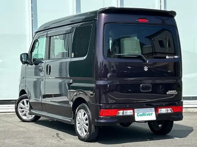 スズキ エブリィ ワゴン PZターボ 神奈川県 2021(令3)年 7.7万km ムーンライトバイオレットPM 純正ナビ（KXH-E505W)/ワンセグ/Bluetooth/CD/DVD/パワースライドドア　/ETC/ドライブレコーダ－　/コーナーセンサー　/LEDヘッドライト/オートライト/フォグライト/純正フロアマット/純正アルミホイール/スマートキー/プッシュスタート　/ABS　/横滑り防止装置　/レーンキープアシスト　/Wエアバック