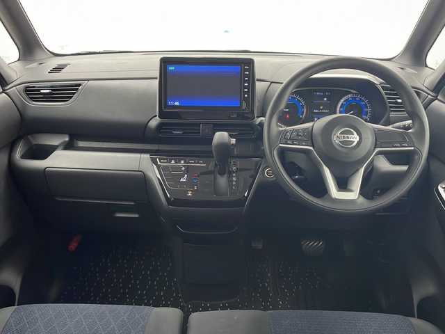 日産 ルークス ハイウェイスター X 大阪府 2022(令4)年 2.8万km アッシュブラウンメタリック 先進安全装備/　・エマージェンシーブレーキ/　・踏み間違い衝突防止アシスト/　・車線逸脱防止支援アシスト/　・車線逸脱警報/　・前方衝突予測警報/　・ふらつき警報/純正ディスプレイオーディオ/　　BT/USB/Apple CarPlay/Android Auto/アラウンドビューモニター/バックカメラ/片側パワースライドドア/LEDオートライト/フォグランプ/コーナーセンサー/アイドリングストップ/スマートキー