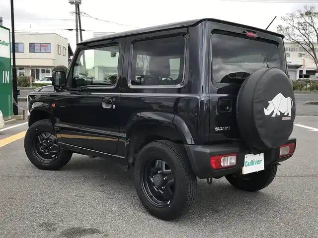スズキ ジムニー XL 鳥取県 2021(令3)年 1.5万km ブルーイッシュブラックパール3 ワンオーナー/４WD・ターボ車/社外10インチディスプレイオーディオ/BT/ドライブレコーダー前方のみ/前席シートヒーター/フォグライト/純正16インチホイール/プッシュエンジンスタート/アイドリングストップ/背面タイヤ/スタットレスセット積込/（タイヤ溝　６－７部山）/フロアマット/背面タイヤカバー/保証書・取扱説明書