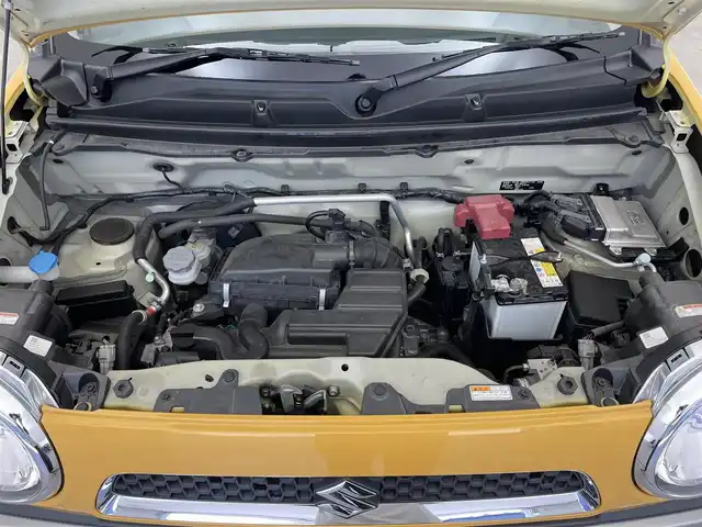 スズキ ハスラー X 滋賀県 2016(平28)年 6.7万km アクティブイエロー/ブラック2トーンルーフ 禁煙車/純正ナビ/（CD・フルセグTV・Bluetooth・USB・AUX)/全方位カメラ/前席シートヒーター/プッシュスタート/レーンキープアシスト/アイドリングストップ/スマートキー/HIDヘッドライト/衝突被害軽減システム/横滑り防止装置/ＥＴＣ/オートライト