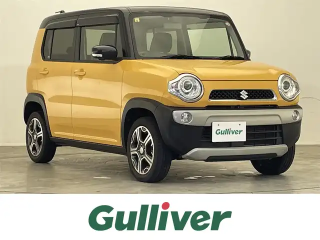 スズキ ハスラー X 滋賀県 2016(平28)年 6.7万km アクティブイエロー/ブラック2トーンルーフ 禁煙車/純正ナビ/（CD・フルセグTV・Bluetooth・USB・AUX)/全方位カメラ/前席シートヒーター/プッシュスタート/レーンキープアシスト/アイドリングストップ/スマートキー/HIDヘッドライト/衝突被害軽減システム/横滑り防止装置/ＥＴＣ/オートライト