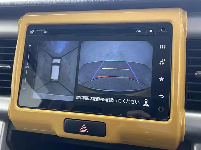 スズキ ハスラー X 滋賀県 2016(平28)年 6.7万km アクティブイエロー/ブラック2トーンルーフ 禁煙車/純正ナビ/（CD・フルセグTV・Bluetooth・USB・AUX)/全方位カメラ/前席シートヒーター/プッシュスタート/レーンキープアシスト/アイドリングストップ/スマートキー/HIDヘッドライト/衝突被害軽減システム/横滑り防止装置/ＥＴＣ/オートライト