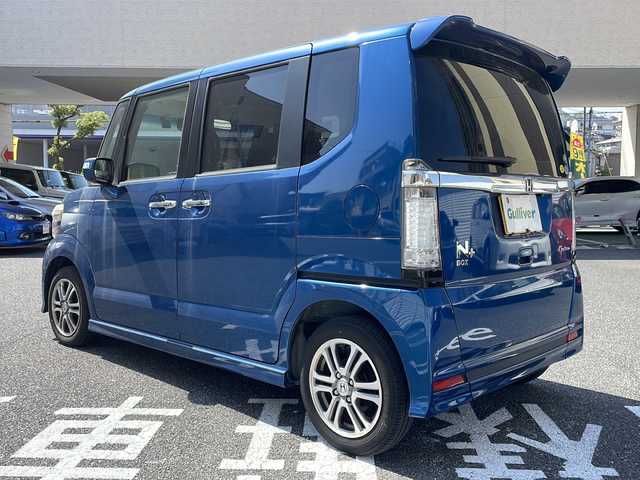 ホンダ Ｎ ＢＯＸ ＋ カスタム G ターボAパッケージ 広島県 2014(平26)年 10.7万km プレミアムダイナミックブルーパール 代車にします