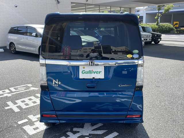 ホンダ Ｎ ＢＯＸ ＋ カスタム G ターボAパッケージ 広島県 2014(平26)年 10.7万km プレミアムダイナミックブルーパール 代車にします