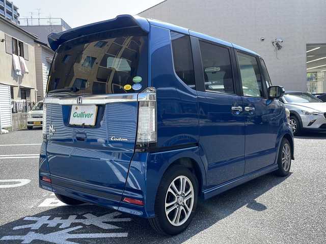 ホンダ Ｎ ＢＯＸ ＋ カスタム G ターボAパッケージ 広島県 2014(平26)年 10.7万km プレミアムダイナミックブルーパール 代車にします