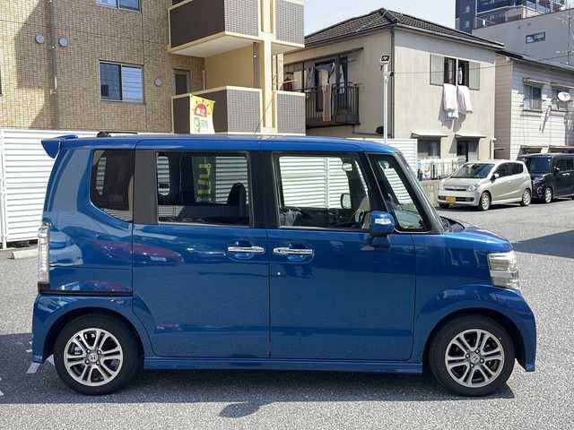 ホンダ Ｎ ＢＯＸ ＋ カスタム G ターボAパッケージ 広島県 2014(平26)年 10.7万km プレミアムダイナミックブルーパール 代車にします