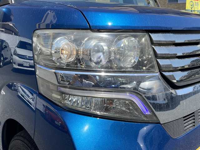 ホンダ Ｎ ＢＯＸ ＋ カスタム G ターボAパッケージ 広島県 2014(平26)年 10.7万km プレミアムダイナミックブルーパール 代車にします