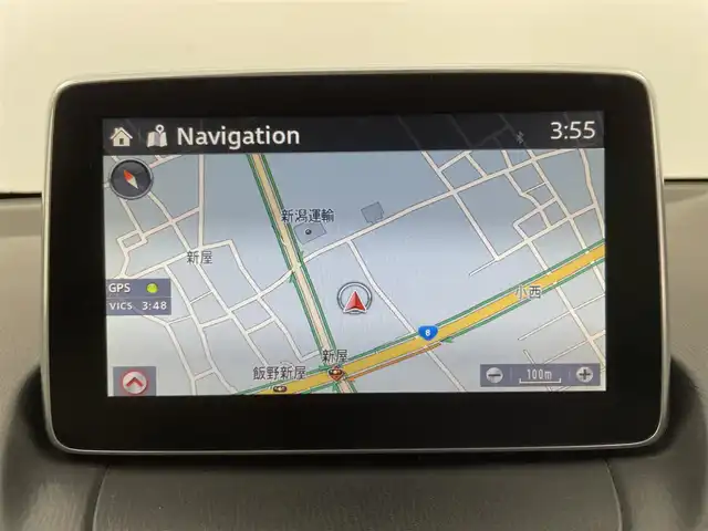 マツダ デミオ XD ツーリング Lパッケージ 富山県 2015(平27)年 5.2万km スノーフレイクホワイトパールマイカ 純正ナビ（AM/FM/BT/USB）/ヘッドアップディスプレイ/クルーズコントロール/衝突被害軽減システム/横滑り防止装置/アイドリングストップ/ハーフレザーシート/オートLEDライト/フォグライト/純正アルミホイール/フロアマット/革巻きステアリング/ステアリングスイッチ/パドルシフト/スマートキー/スペアキー