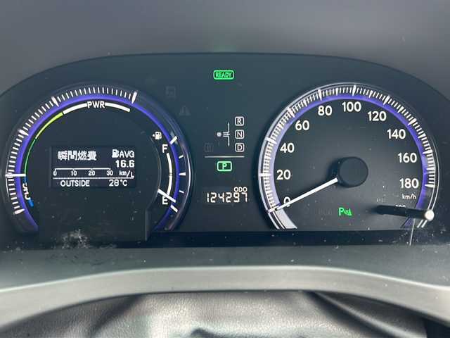 レクサス ＨＳ 250h バージョンI 岐阜県 2010(平22)年 12.5万km ホワイトパールクリスタルシャイン /メーカー純正ナビ(ワンセグTV/AM/FM/DISC/HDD)//レーダークルーズコントロール//ヘッドアップディスプレイ//シートヒーター//シートベンチレーター//前席パワーシート//ETC//ドライビングメモリースイッチ//ワイドビューフロントカメラ//ヘッドライトクリーナースイッチ//リアサンシェードスイッチ//USB入力端子//AUX入力端子//プッシュスタート//純正フロアマット//取説//保証書