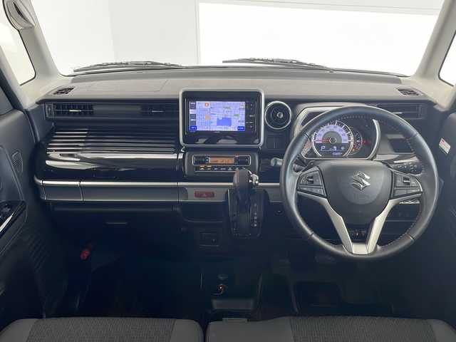 スズキ スペーシア カスタム HYBRID XS ターボ 愛知県 2018(平30)年 5.6万km ピュアホワイトP 衝突被害軽減ブレーキ/社外7インチSD（ナビあり）/両側パワースライドドア/クルーズコントロール/シートヒーター/ワンセグTV/CD/Bluetooth/バックカメラ/コーナーセンサー/純正アルミホイール/LEDヘッドライト/パドルシフト/オートマチックハイビーム/ドライブレコーダー/ETC/ステアリングスイッチ/スマートキー/プッシュスタート