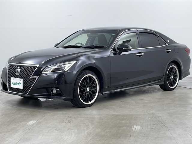 トヨタ クラウン アスリート S i－Four 道央・札幌 2013(平25)年 7.9万km プレシャスブラックパール ・寒冷地仕様/・純正ナビ&CD&DVD&USB&BT&HDD/・バックカメラ/・クルーズコントロール/・ビークルスタビリティコントロール/・トラクションコントロールシステム/・前席パワーシート/・ビルトインETC/・ステアリングスイッチ/・純正フロアマット/・電動格納ミラー/・ドアミラーヒーター/・4WD/・純正エンジンスターター付きスマートキー/・HIDヘッドライト/・オートライト