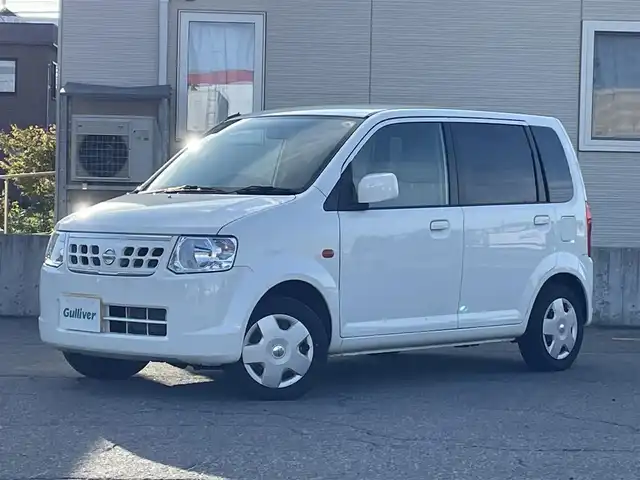 日産 オッティ S FOUR 青森県 2012(平24)年 6万km ホワイト 4WD/ワンオーナー/純正メモリナビ/・AM/FM/CD/DVD/BT/ベンチシート/シートヒーター/D/N席カップホルダー/電格ミラー/冬タイヤ積み込み有/スペアキー/保証書/取扱説明書