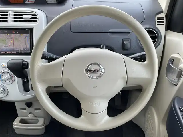 日産 オッティ S FOUR 青森県 2012(平24)年 6万km ホワイト 4WD/ワンオーナー/純正メモリナビ/・AM/FM/CD/DVD/BT/ベンチシート/シートヒーター/D/N席カップホルダー/電格ミラー/冬タイヤ積み込み有/スペアキー/保証書/取扱説明書