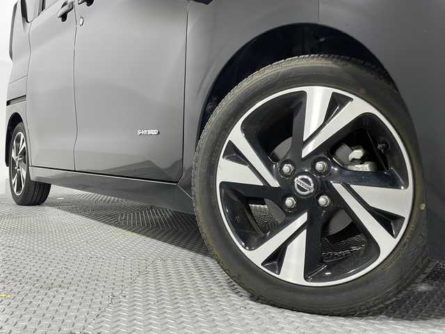 日産 ルークス HWS Gターボ プロパイロットED 広島県 2020(令2)年 1.5万km ブラック 社外ナビ　/全周囲カメラ　/ハンズフリーオートスライドドア　/プロパイロット　/レーンキープアシスト　/衝突軽減ブレーキ　/コーナーセンサー　/オートハイビーム　/ＬＥＤヘッドランプ　/ＥＴＣ　/ドライブレコーダー/純正15インチアルミホイール（165/55/R15)/エアバック（運転席/助手席/サイド）