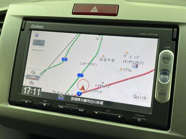 ホンダ フリード G ジャストセレクション 宮城県 2014(平26)年 3.2万km ホワイトオーキッドパール 禁煙車/純正7型インターナビ/・BT.CD.DVD.SD/・ワンセグTV/バックカメラ/片側パワースライドドア/ビルトインETC/ドライブレコーダー（FR）/ステアリングスイッチ/スマートキー/横滑り防止/アイドリングストップ/純正フロアマット/純正ドアバイザー/社外15インチAW/３列シート/オートライト/オートエアコン
