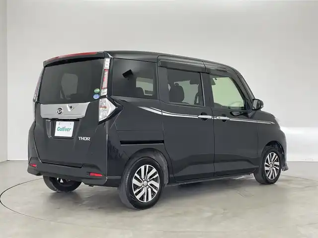 ダイハツ トール カスタムG SAⅡ 埼玉県 2018(平30)年 4.4万km ブラックマイカメタリック 衝突軽減ブレーキ　レーンキープアシスト　コーナーセンサー ETC　ナビ　フルセグ　バックカメラ　クルーズコントロール ドライブレコーダー 両側パワースライドドア スマートキー プッシュスタート LED