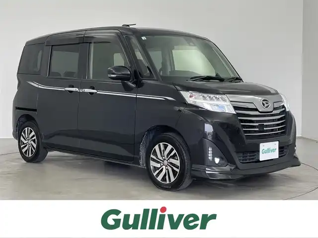 ダイハツ トール カスタムG SAⅡ 埼玉県 2018(平30)年 4.4万km ブラックマイカメタリック 衝突軽減ブレーキ　レーンキープアシスト　コーナーセンサー ETC　ナビ　フルセグ　バックカメラ　クルーズコントロール ドライブレコーダー 両側パワースライドドア スマートキー プッシュスタート LED