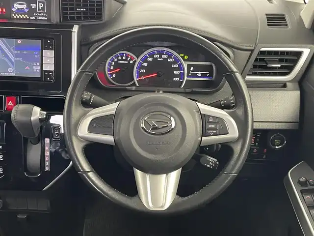 ダイハツ トール カスタムG SAⅡ 埼玉県 2018(平30)年 4.4万km ブラックマイカメタリック 衝突軽減ブレーキ　レーンキープアシスト　コーナーセンサー ETC　ナビ　フルセグ　バックカメラ　クルーズコントロール ドライブレコーダー 両側パワースライドドア スマートキー プッシュスタート LED