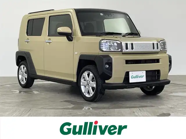 ダイハツ タフト G 大分県 2021(令3)年 3.8万km サンドベージュメタリック ワンオーナー/スカイルーフ/ディスプレイオーディオ/(フルセグTV/Bluetooth/USB)/バックカメラ/LEDヘッドライト/フォグランプ/ETC/前席シートヒーター/スマートアシスト/純正15インチアルミホイール/スマートキープッシュスタート/保証書・取扱説明書