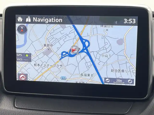 マツダ デミオ XD ツーリング Lパッケージ 熊本県 2015(平27)年 6.3万km ディープクリスタルブルーマイカ 純正ナビ/Bluetooth/ハーフレザーシート/衝突軽減ブレーキ/オートクルーズコントロール/ETC/アイドリングストップ/横滑り防止/純正フロアマット/純正16インチAW/パドルシフト/オートライト/LEDヘッドライト/フォグライト/スマートキー/プッシュスタート/スペアキー1本