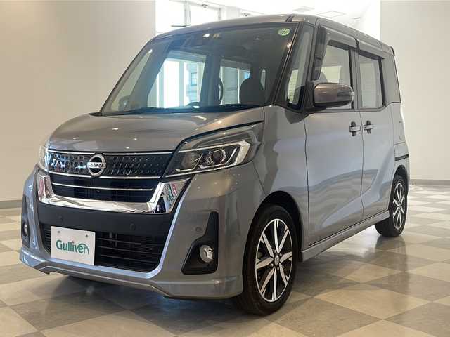 日産 デイズ ルークス ハイウェイスター Gターボ 福井県 2020(令2)年 5.6万km チタニウムグレーメタリック 純正ナビ/（FM/AM/TV/AUX)/安全装備/・衝突被害軽減システム/・横滑り防止装置/・レーンキープアシスト/アイドリングストップ/スマートキー/全方位カメラ/フルセグテレビ/ドライブレコーダー/ベンチシート/純正フロアマット/両側パワースライド/純正アルミホイール/コーナーセンサー/LEDライト/オートマチックハイビーム/プッシュスタート/ドアバイザー