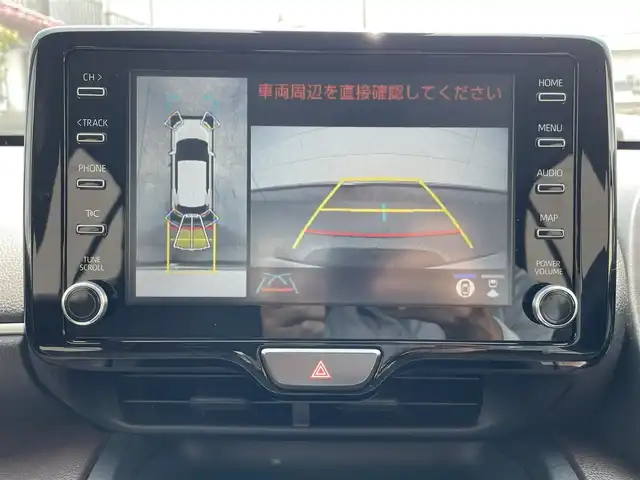 トヨタ ヤリスクロス Z 茨城県 2022(令4)年 3.2万km ブラックマイカ/ホワイトパールクリスタルシャイン 2トーン ８インチナビ（Bt/Miracast）/全方位カメラ/セーフティセンス/・プリクラッシュセーフティ/・レーントレーシングアシスト/・レーダークルーズコントロール/・オートマチックハイビーム/・ロードサインアシスト/インテリジェントクリアランスソナー/オートライト/シートヒーター/パワーシート/ＥＴＣ/ドライブレコーダー/スマートキー