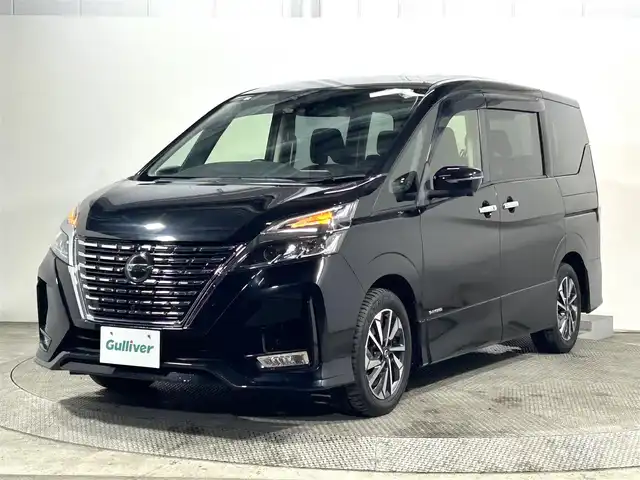 日産 セレナ ハイウェイスター V 大阪府 2020(令2)年 5.3万km ダイヤモンドブラック １０ｉｎｃナビ　後席モニター　プロパイロット　衝突軽減ブレーキ　アラウンドビューモニター　両側電動ドア　ＥＴＣ　ドラレコ　コーナーセンサー　リアオートエアコン　プッシュスタート　ＢＳＭ　オートホールド