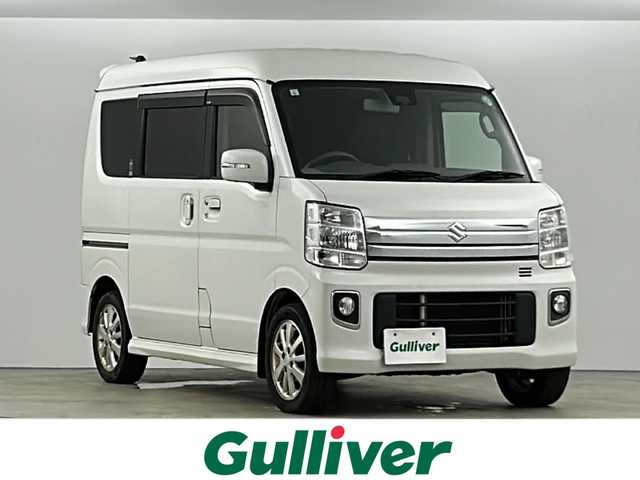 スズキ エブリィ ワゴン PZターボ スペシャル 愛知県 2015(平27)年 17.6万km パールホワイト 社外7インチメモリーナビゲーション/CD DVD フルセグTV Bluetooth/バックカメラ/スズキセーフティサポート/アイドリングストップ/横滑り防止装置/両側パワースライドドア/HIDヘッドライト/オートライト/フォグライト/オートステップ/純正14インチアルミホイール/ステアリングリモコン/ウィンカーミラー/電動格納ミラー/スマートキー/エンジンプッシュスタート/ドアバイザー/全席シートカバー